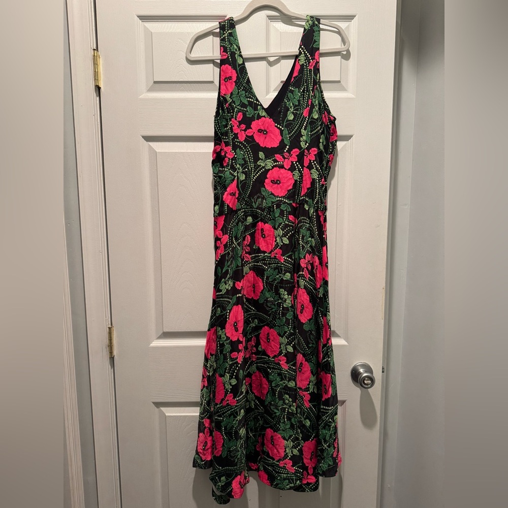 Anthropologie Maeve Ruched Midi Dress - Picture 7 of 7